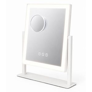 Yezi Vanity Mirror With Lights 3 Color LED 10X Magnifier 360°Rotation White