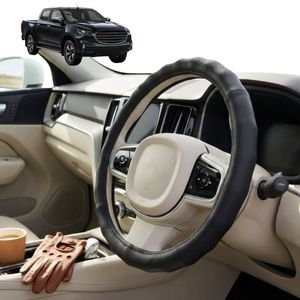Australian Goose Steering Wheel Cover for Mazda BT-50 Dual Cab 2020 - Current (TF) Circle Black