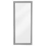 Polar Eco-View Windows 2145 x 900mm Silver Grey Sidelight Fixed Aluminium  Sliding Door