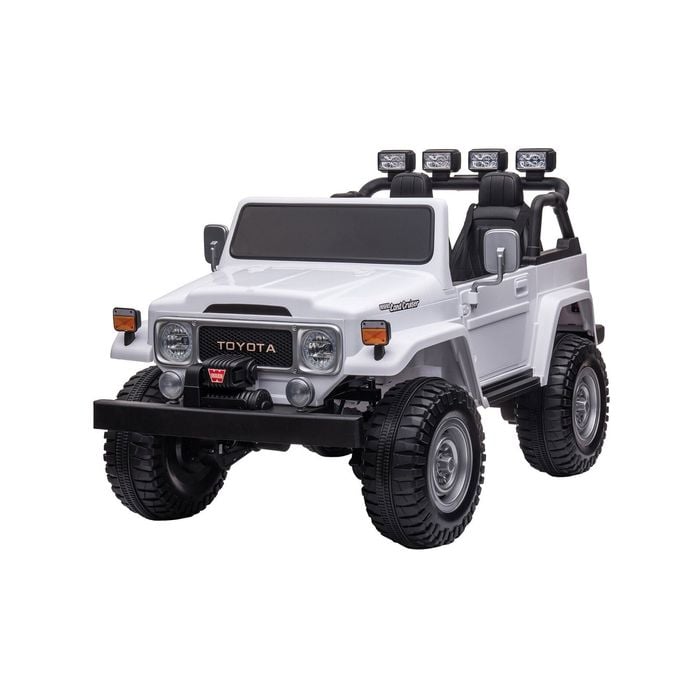 Kahuna Licensed Toyota FJ-40 2-Seat Kids Ride On Electric Toy Car 80W - White