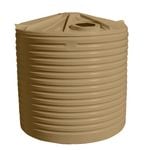 Clark Tanks 9092L Round Poly Water Tank - Desert Haze