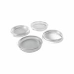 Surface Gard 48mm Round Clear Castor Cups - 4 Pack