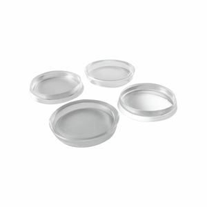 Surface Gard 48mm Round Clear Castor Cups - 4 Pack