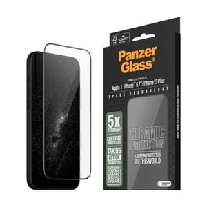 Panzer PanzerGlass UWF Ceramic Screen Protector foriPhone 2024 Plus - Clear