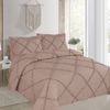 Bloomington Beverley Brown 3 Pce Lightly Quilted Polyester Cotton Coverlet Set Queen