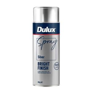 Dulux 300g Silver Bright Finish Effects Spray Paint - Silver