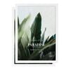 Cooper & Co. Set Of 2 29.7x42cm White Premium Paradise Wooden Photo Frame