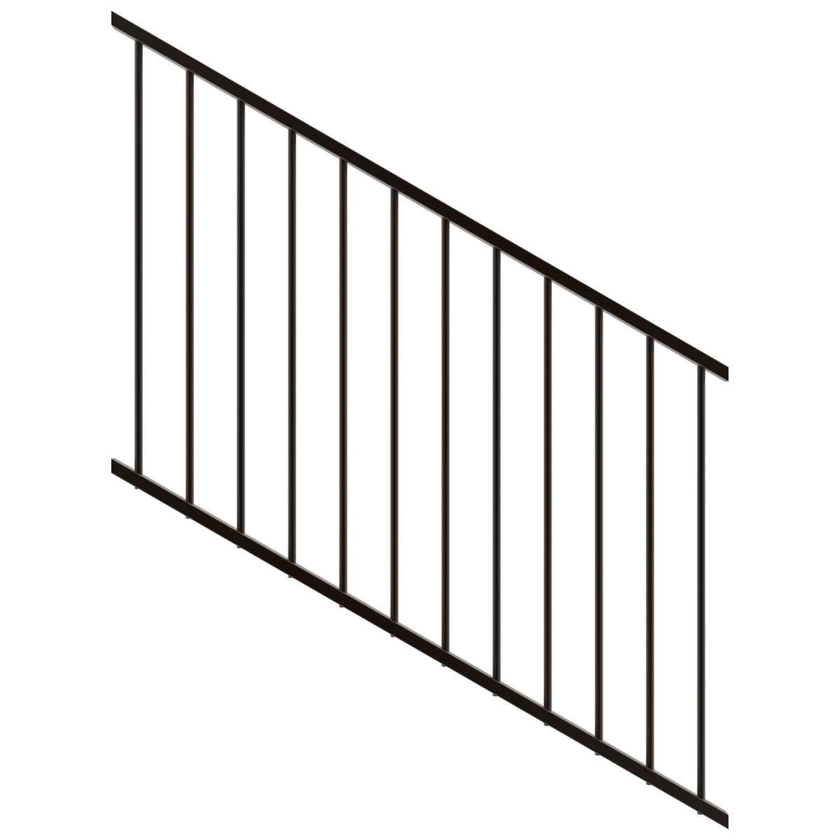ProtectorAl 350-1200 x 900mm Black Satin Raked 16-30º Flat Top Garden ...