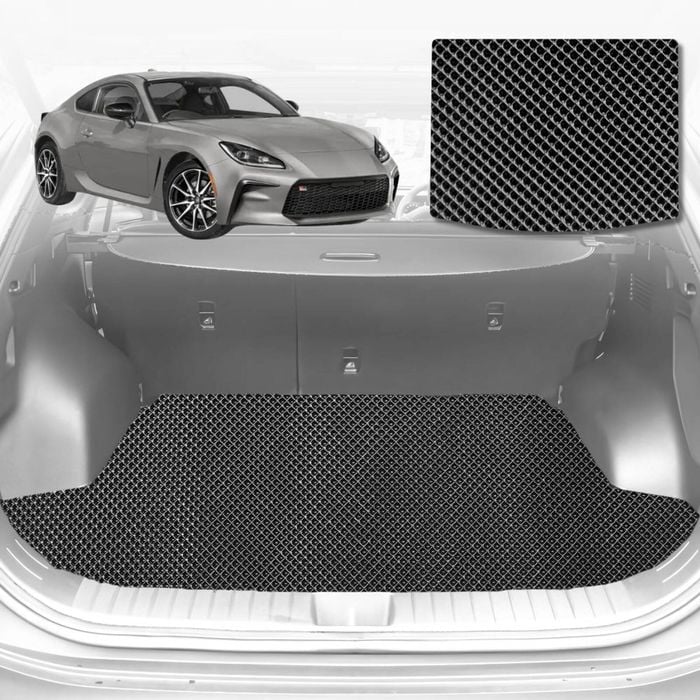 6D Diamond Car Boot Mat for Toyota GR86 2022-Current-Cargo Mat-Black-Outback GT