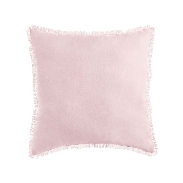 Vintage Design Homewares Blush French Linen Filled Cushion -