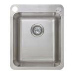 Abey LK30A 27 Litre Laundry Sink With Dual Bypass 