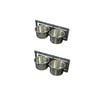 Yes4pets 2 Sets Medium Pet Rabbit Bird Parrot Dog Cat Water Food Bowl Feeder Chicken Poultry Coop Cup