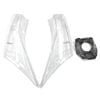 Pair Left + Right Headlight Lens Cover Fit For Holden Chevrolet Cruze 2008-2014
