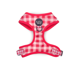 Holly & Co  Oppa Gingham Style Extra Small Red Stylish Dog Harness