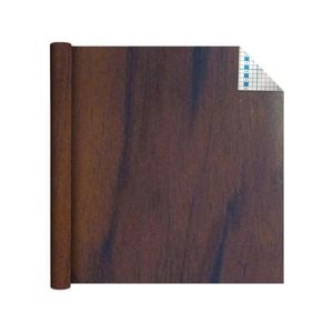 Boyle 45cm x 1.5m Natural Dark Wood Self Adhesive Film
