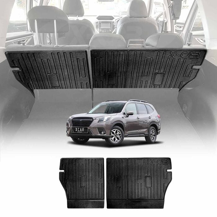 Back Seat Protector for Subaru Forester 2018-2024 All Weather Heavy Duty Seat Kick Mats Cover
