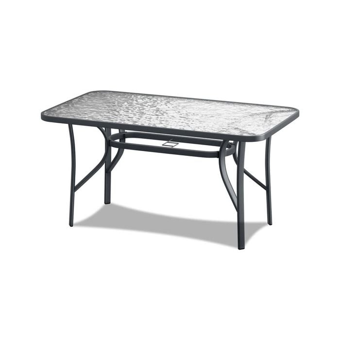 ALFORDSON Dining Table 140CM X 80CM Rectangle Modern Grey