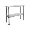 Modular Systems Double Tier Workbench Overshelf - 1200mm W x 300mm D x 750mm H