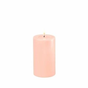 Deluxe Homeart Flameless Candle - Light Pink 7.5 x 12.5cm