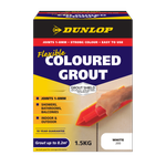Dunlop 1.5kg Flexible Coloured Grout - White