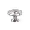 Sylvan 33mm Satin Nickel Plate Selden Knob - 6 Pack