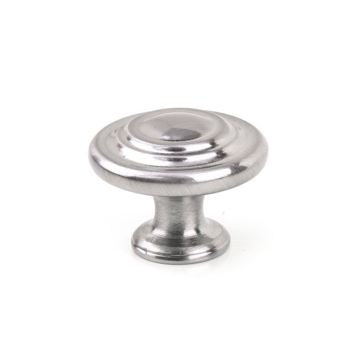 Sylvan 33mm Satin Nickel Plate Selden Knob - 6 Pack