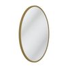Urban Style Reflections Round Mirror Contemporary Home Decor Gold 80cm