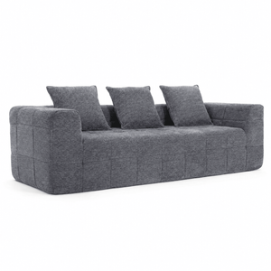 Airluxe Maren Grey 229cm 3 Seater No Assembly Compressed Lounge Sofa