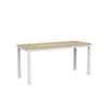 Olg Axis Table 4 Leg White Frame New Oak Ravine Top L1200mm X W750mm