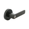 Ikonic San Fran Matte Black Entrance Lever Set - Entrance Matte Black