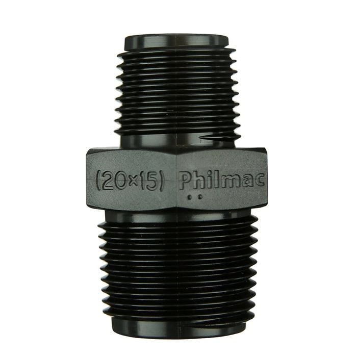 Philmac 3/4" x 1/2" BSP Threaded Pipe Nipple