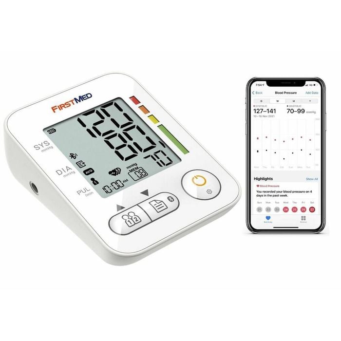 Bluetooth Blood Pressure Monitor, Auto Digital, 22-32cm Cuff - First Med