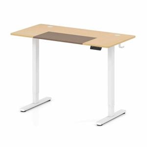 Costway 1.2M Electric Standing Desk 3 Memory Quiet 90 KG Load Natural