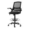 Artiss Office Chair Drafting Stool Mesh Chairs Black