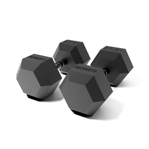 Sumo Strength Hex Dumbbell Panther Series - 27.5kg (pair)