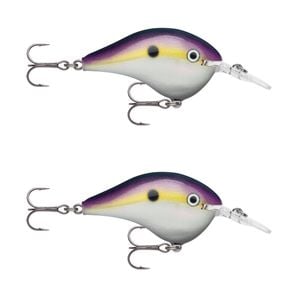 2x Rapala Dives to 8ft 5cm Crankbait Fishing Lures - Big Shad