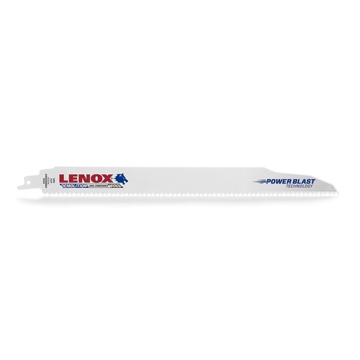 Lenox 300 x 25 x 1.6mm 6TPI Demolition Reciprocating Saw Blade - 2 Pack