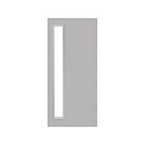 Parkwood 2040 x 820 x 41mm Entrance Door Aluminium Strata Clear Glass CFLVP10C