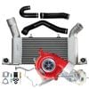 Gen1 High Flow Vt12 Turbo Charger With 64mm Intercooler & Hoses And Genuine Oil Feed Pipe For Mitsubishi Pajero 4m41 3.2l