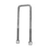 Sunrise U-bolts With Nyloc Nut 1/2" Galvanised - 50mm Square, 175mm - Ub50s175g
