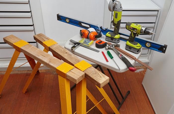 Two work horses and tools required for this project