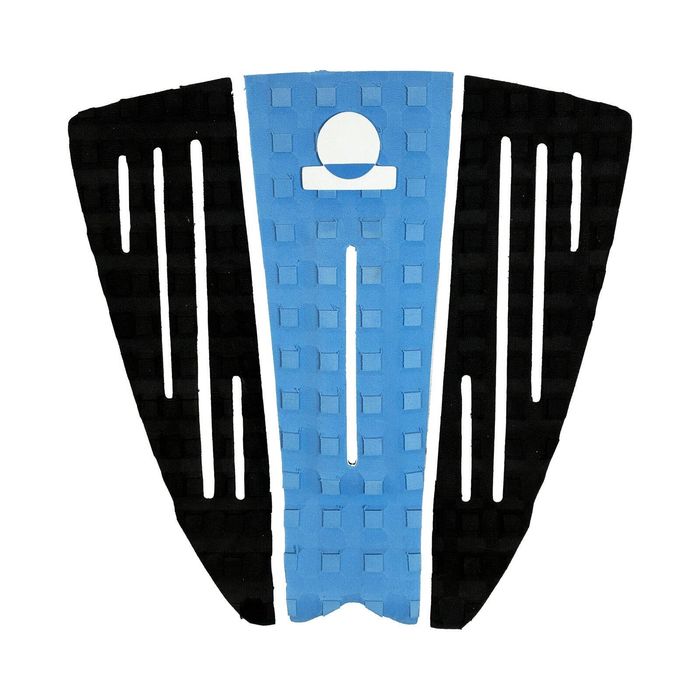 Summer vibes 3-Piece Grom Size Surfboard Tail Pad / Deck Grip / Traction - Blue
