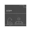 Frames & Hangers Wall Hanging Sleek 60x60cm Picture Print Art Frame White