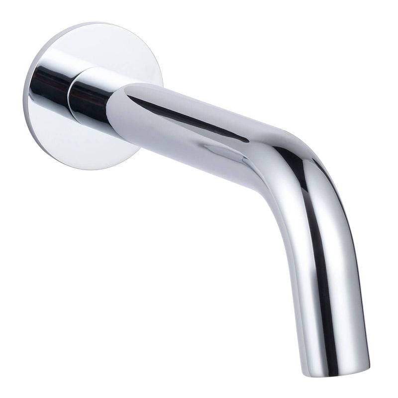 Chrome Resonance Curved Bath Spout