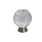 Taskmaster 35mm Round Crystal Cabinet Knob - Clear