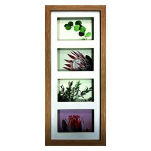 Frankie & Me Shadow 8x20'' Picture Frame Photo Holder Home/Office Decor Oak