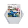 Plaid Gallery Glass Hexagon 6 Inch - 3 Piece