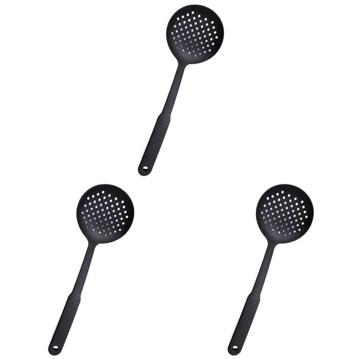 3PK Classica Non-Stick Nylon Wok Turner w/Strain Holes Kitchen Utensil 33cm