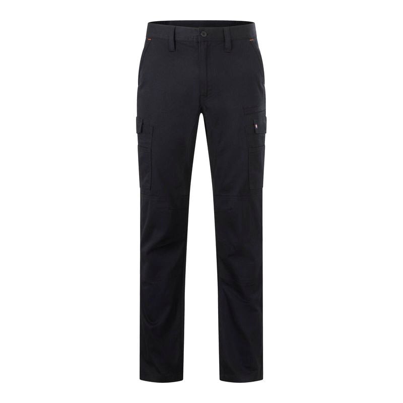 Size 82R Black Cargo Cotton Stretch Pant
