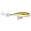 5cm Rapala Skitter Pop Topwater Popper Fishing Lure - Gold Chrome